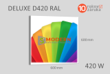 Infrapanel SMODERN® DELUXE D420 / 420 W farebný