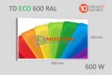 Infrapanel SMODERN® DELUXE TD ECO TD600 / 600 W farebný