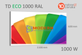 Infrapanel SMODERN® DELUXE TD ECO TD1000 / 1000 W farebný
