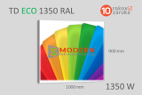 Infrapanel SMODERN® DELUXE TD ECO TD1350 / 1350 W farebný