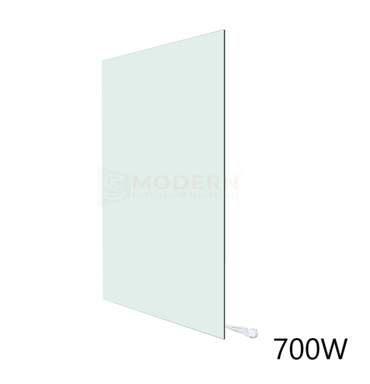 Sklenený infrapanel SW700 / 700W - biele sklo