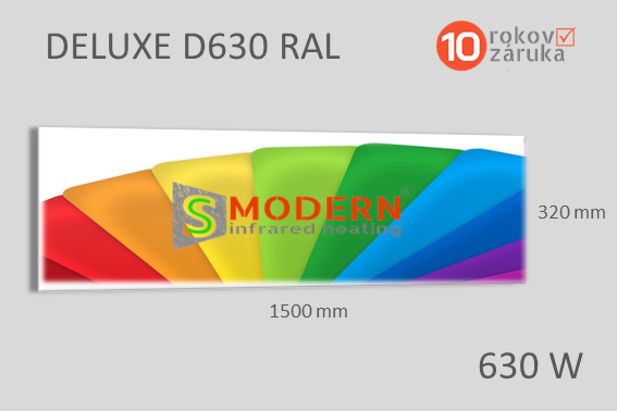 Infrapanel SMODERN® DELUXE D630 / 630 W farebný