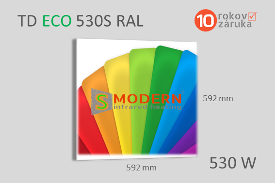 Infrapanel SMODERN® DELUXE TD ECO TD530S / 530 W farebný do kazetových stropov