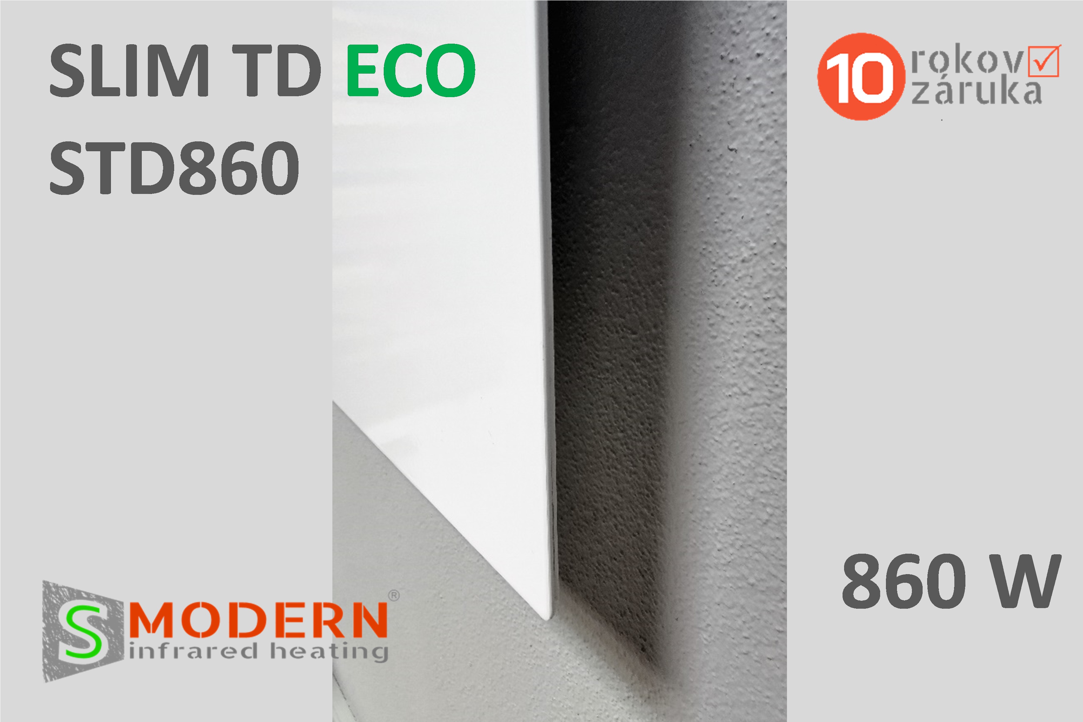 Infrapanel SMODERN® SLIM TD ECO STD860 / 860 W