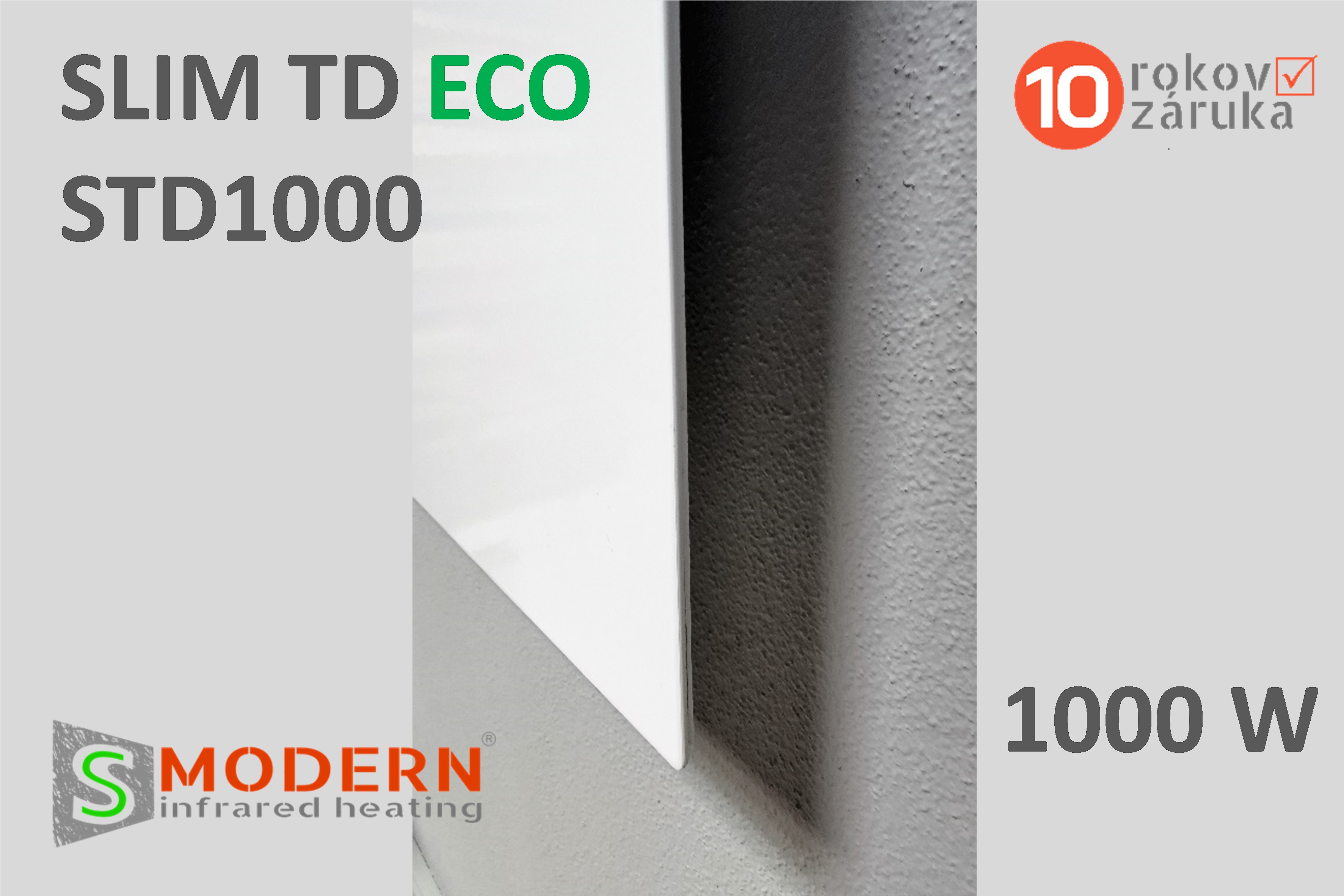 Infrapanel SMODERN® SLIM TD ECO STD1000 / 1000 W