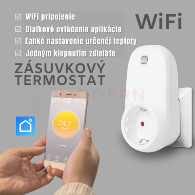 WiFi zásuvkový termostat KW3