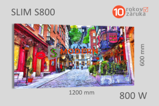 Infrapanel SMODERN® SLIM S800 / 800 W vykurovací obraz