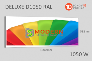 Infrapanel SMODERN® DELUXE D1050 / 1050 W farebný