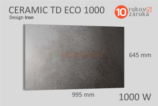 Infrapanel SMODERN CERAMIC TD ECO 1000 / 1000 W
