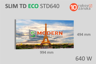 Infrapanel SMODERN® SLIM TD ECO STD640 / 640 W vykurovací obraz
