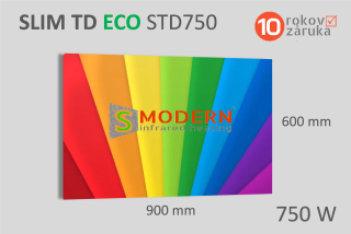 Infrapanel SMODERN® SLIM TD ECO STD750 / 750 W farebný