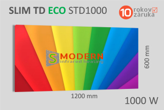 Infrapanel SMODERN® SLIM TD ECO STD1000 / 1000 W farebný
