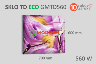 Sklenený infrapanel SMODERN® TD ECO GMTD560 / 560 W, obrazový