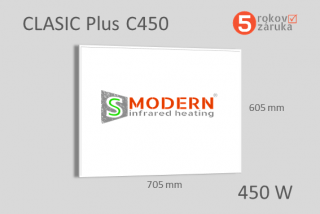 Infrapanel SMODERN® CLASIC Plus C450 rámový / 450 W 