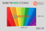 Infrapanel SMODERN® SLIM TD ECO STD860 / 860 W farebný