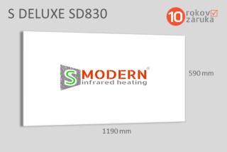 Infrapanel SMODERN® S DELUXE SD830 / 830 W / do kazetových stropov